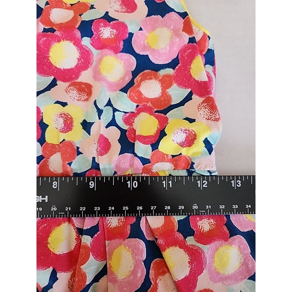 Marmeletta Girls Skater Dress Size 6X Twirly Floral Lined Tulle Easter Occasion - Picture 10 of 14